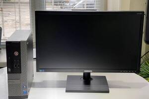 Б/у Комплект ПК: Dell OptiPlex 3020 SFF| i3-4130| 8GB RAM| 240GB SSD| HD 4400+Samsung S24E650PL| 24' 1920x1080