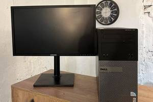 Б/у Комплект ПК: Dell OptiPlex 390 MT| Pentium G620| 8 GB RAM| 240 GB SSD| HD + Samsung NC241| 24' 1920x1080