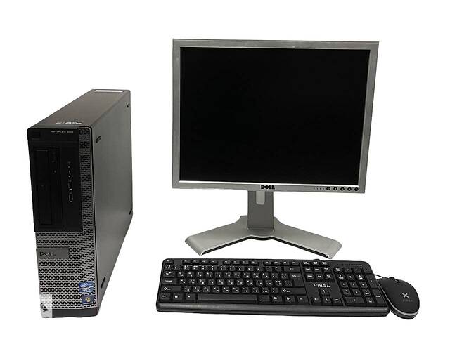 Б/у Комплект ПК: Dell OptiPlex 390 SFF| i3-2120| 8GB RAM| 500GB HDD|+Dell UltraSharp 2007FPb| 20' 1600x1200