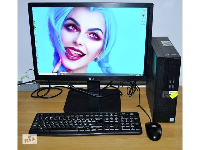 Б/у Комплект ПК: Dell OptiPlex 5040 SFF| i5-6500| 8GB RAM| 240GB SSD NEW| HD 530+Б-класс 22' 1680x1050 | VGA