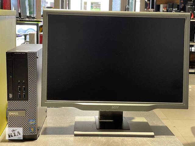 Б/у Комплект ПК: Dell Optiplex 7010 SFF| i3-3220| 8GB RAM| 240GB SSD| HD 2500+Acer AL2223W| 22' 1680x1050