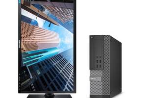 Б/у Комплект ПК: Dell OptiPlex 7020 SFF| i3-4130| 16GB RAM| 480GB SSD| HD 4400+Samsung S24E450D 24' 1920x1080