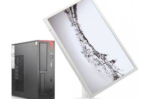 Б/у Комплект ПК: Fujitsu Esprimo E420 SFF| i5-4460| 8GB RAM| 240GB SSD| HD 4600+AOC E2460PQ 24' 1920x1080