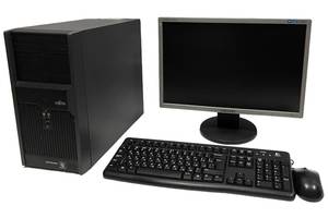 Б/у Комплект ПК: Fujitsu Esprimo P2560 MT| Core2Duo E8400| 4GB RAM| 250GB HDD|+Samsung SyncMaster 943NW| 19'