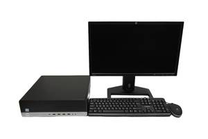 Б/у Комплект ПК: HP 800 G3 SFF| i7-7700| 8GB RAM| 256GB SSD+1000GB HDD| FirePro W4100 2GB+HP ZR2240w 22”