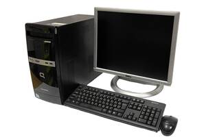 Б/у Комплект ПК: HP Compaq 500B MT| Pentium E5400| 8GB RAM| 250GB HDD| HD+Б-класс Dell UltraSharp 1907| 19'