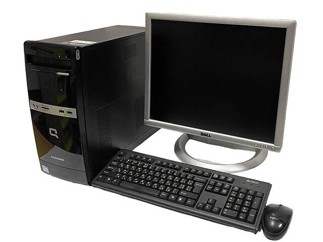 Б/у Комплект ПК: HP Compaq 500B MT| Pentium E5400| 8GB RAM| 250GB HDD| HD+Б-класс Dell UltraSharp 1907| 19'