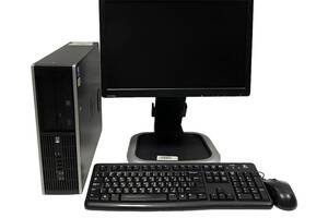 Б/у Комплект ПК: HP Compaq 6000 Elite SFF| Core2Duo E7500| 8 GB RAM| 250 GB HDD| + HP L1908w| 19' 1440x900