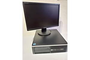 Б/у Комплект ПК: HP Compaq 6000 SFF| Core2Quad Q6600| 8GB RAM| 320GB HDD| GMA x4500+Samsung SyncMaster 943|