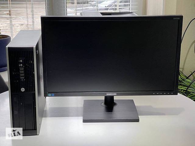 Б/у Комплект ПК: HP Compaq 6200 Pro SFF| i3-2100| 8GB RAM| 240GB SSD| HD 2000+Samsung S24E650PL| 24' 1920x1080