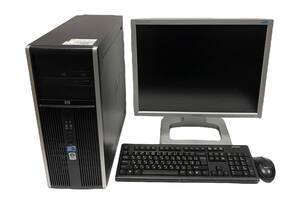 Б/у Комплект ПК: HP Compaq 8000 Elite Convertible MT| Core2Duo E7500| 4GB RAM| 250GB HDD|+Б-класс Samsung