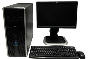 Б/у Комплект ПК: HP Compaq 8000 Elite MT| Core2Duo E8500| 8GB RAM| 64GB SSD+80GB HDD+160GB HDD|+HP L1945wv|