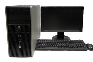 Б/у Комплект ПК: HP Compaq dc5850 MT| Phenom X4 9600B| 4GB RAM| 250GB HDD| Radeon 3100+Б-класс Asus VH192DE|