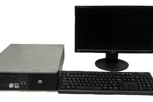 Б/у Комплект ПК: HP Compaq dc7800 SFF| Core2Duo E6550| 4GB RAM| 160GB HDD|+Б-класс LG Flatron W1946S| 19'