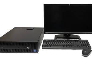 Б/у Комплект ПК: HP EliteDesk 800 G2 SFF| Core i3-6100| 16 GB RAM| 500 GB HDD| HD 530 + HP ZR2240w| 22'