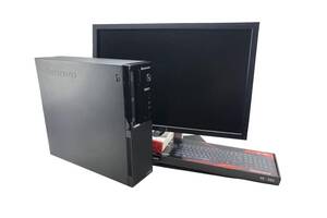 Б/у Комплект ПК: ПК Lenovo ThinkCentre E73 SFF| Core i3-4130| 4 GB RAM| 500 GB HDD| HD 4400 + Dell 22'