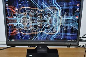 Б/у Монитор Acer B223W | 22' (1680x1050) TN | VGA, DVI | Встроенные колонки 2W + Кабели в комплекте