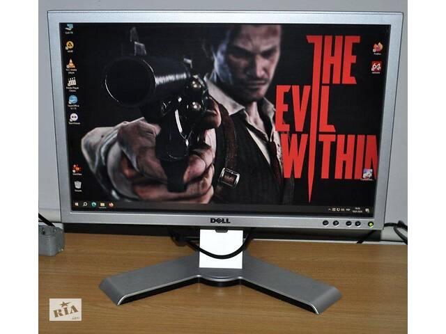 Б/у Монитор Dell UltraSharp 2208WFPt | 22' (1680x1050) TN | USB, VGA, DVI | VESA 100x100 + Кабели VGA и