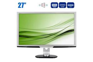 Б/у Монитор Philips 273P3L | 27' (1920x1080) TN | VGA, DVI, HDMI, Audio | Встроенные колонки 2W