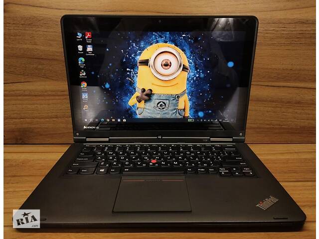 Б/у Нетбук Б-класс Lenovo ThinkPad S1 Yoga 12.5' 1366x768 Сенсорный| Core i7-4600U| 8 GB RAM| 256 GB SSD| HD