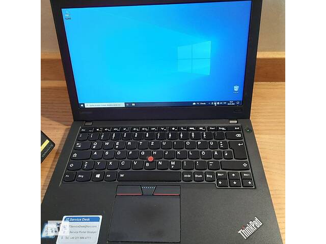 Б/у Нетбук Lenovo ThinkPad X260 12.5' 1920x1080| Core i5-6300U| 8 GB RAM| 250 GB SSD| HD 520| Две АКБ