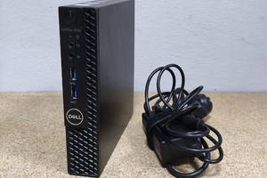 Б/у Неттоп Dell OptiPlex 3060 USFF| Core i3-8100T| 8 GB RAM| 120 GB SSD + 500 GB HDD| UHD 630