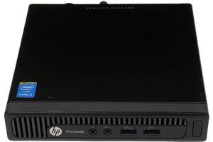 Б/у Неттоп HP ProDesk 600 G1 Mini PC USFF| Core i3-4160T| 8 GB RAM| 240 GB SSD| HD 4400 + Блок питания