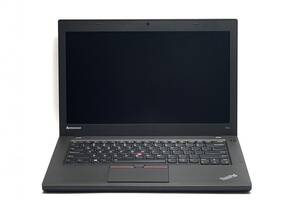 Б/у Ноутбук А-класс Lenovo ThinkPad T450 14' 1600x900| Core i5-5300U| 8 GB RAM| 128 GB SSD| HD 5500| Две АКБ