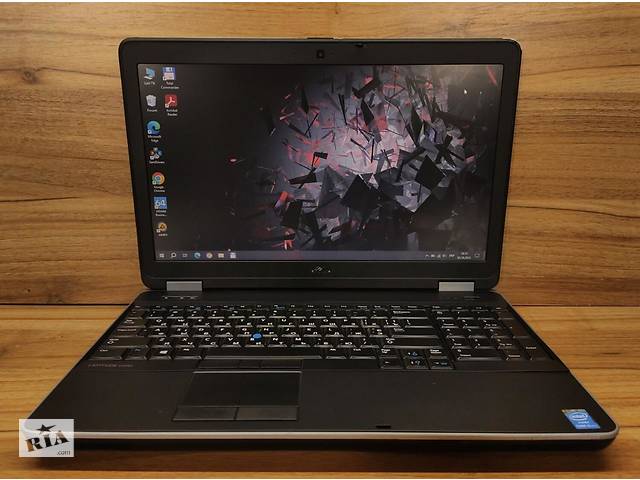 Б/у Ноутбук Б-класс Dell Latitude E6540 15.6' 1366x768| Core i5-4310M| 8 GB RAM| 256 GB SSD| HD 4600