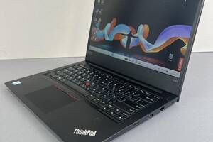 Б/у Ноутбук Б-класс Lenovo ThinkPad E490 14' 1920x1080| Core i5-8265U| 8 GB RAM| 256 GB SSD| UHD 620| АКБ NEW