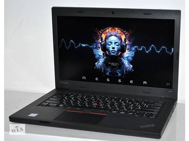 Б/у Ноутбук Б-класс Lenovo ThinkPad L460 14' 1920x1080| Core i7-6600U| 16 GB RAM| 240 GB SSD NEW| HD 520