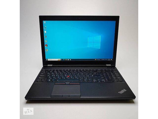 Б/у Ноутбук Б-класс Lenovo ThinkPad P50 15.6' 1920x1080| Core i7-6700HQ| 32 GB RAM| 480 GB SSD| Quadro M1000M