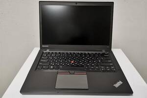 Б/у Ноутбук Б-класс Lenovo ThinkPad T450s 14' 1600x900| i7-5600U| 12GB RAM| 250GB SSD| HD 5500| Две АКБ одна