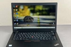 Б/у Ноутбук Б-класс Lenovo ThinkPad T470s 14' 1920x1080| Core i7-7600U| 8 GB RAM| 256 GB SSD| HD 620