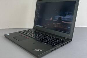 Б/у Ноутбук Б-класс Lenovo ThinkPad T560 15.6' 1366x768| Core i5-6200U| 16 GB RAM| 256 GB SSD| HD 520