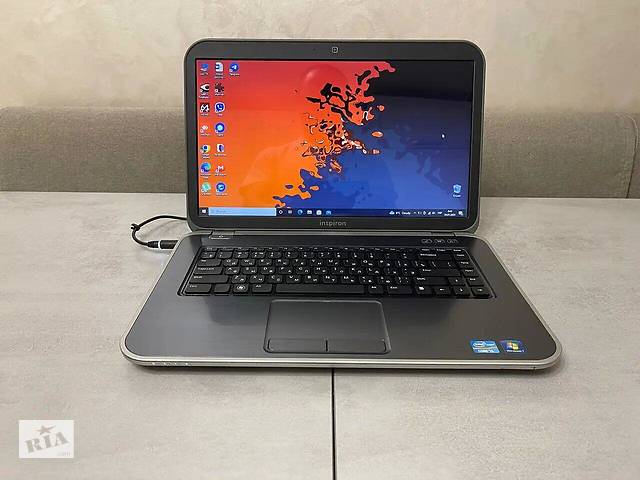 Б/у Ноутбук Dell Inspiron 7520 15.6' 1366x768| Core i5-3210M| 8 GB RAM| 180 GB SSD| HD 4000| АКБ не работает