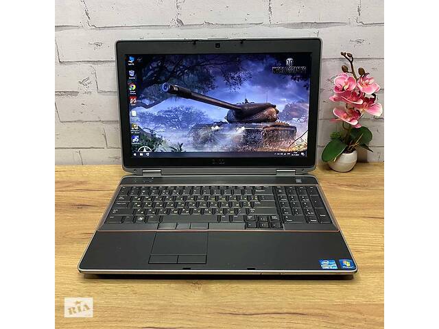 Б/у Ноутбук Dell Latitude E6520 15.6' 1366x768| Core i5-2520M| 8 GB RAM| 256 GB SSD| HD 3000