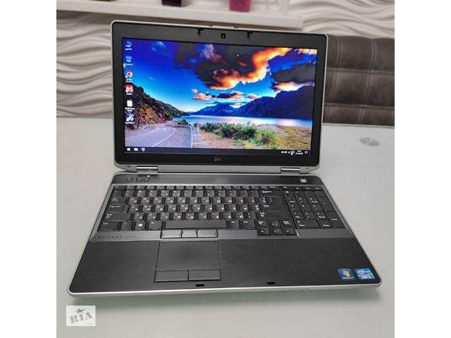 Б/у Ноутбук Dell Latitude E6520 15.6' 1920x1080| Core i5-3320M| 8 GB RAM| 128 GB SSD| HD 3000