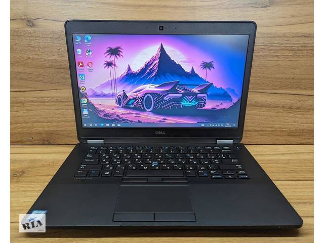 Б/у Ноутбук Dell Latitude E7470 14' 1366x768| Core i5-6300U| 4 GB RAM| 128 GB SSD| HD 520