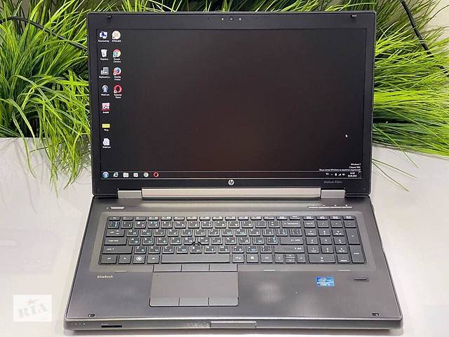 Б/у Ноутбук HP EliteBook 8760w 17.3' 1600x900| Core i5-2520M| 8 GB RAM| 120 GB SSD| FirePro M5950 1GB