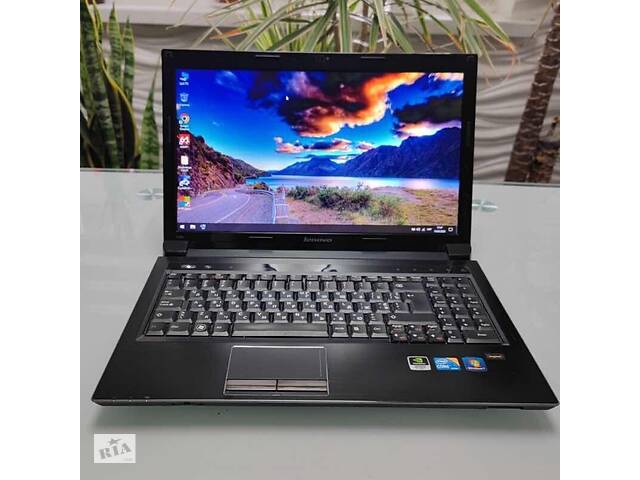 Б/у Ноутбук Lenovo IdeaPad V560 15.6' 1366x768| Core i5-480M| 8 GB RAM| 128 GB SSD| GeForce 310M 1GB
