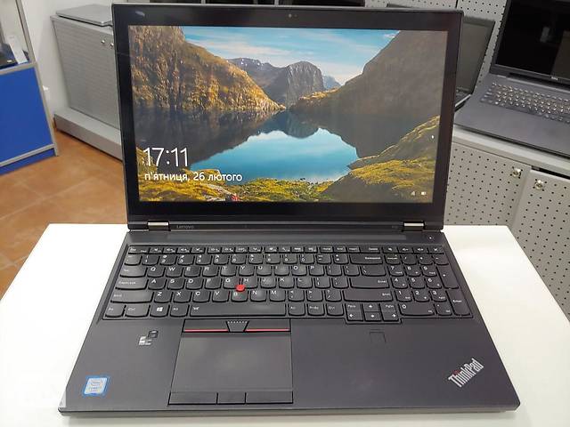 Б/у Ноутбук Lenovo ThinkPad P50 15.6' 1920x1080| Core i7-6820HQ| 16 GB RAM| 256 GB SSD| Quadro M1000M 4GB