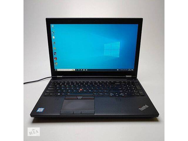 Б/у Ноутбук Lenovo ThinkPad P50 15.6' 1920x1080| Core i7-6820HQ| 16 GB RAM| 512 GB SSD| Quadro M1000M 2GB