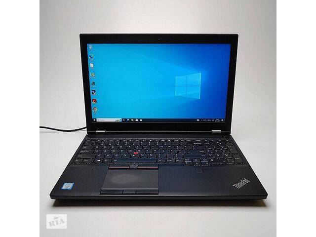 Б/у Ноутбук Lenovo ThinkPad P50 15.6' 1920x1080| Xeon E3-1505M v5| 16 GB RAM| 240 GB SSD| Quadro M2000M 4GB