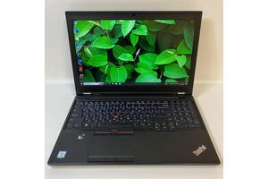 Б/у Ноутбук Lenovo ThinkPad P50 15.6' 1920x1080| Xeon E3-1505M v5| 32 GB RAM| 512 GB SSD| Quadro M2000M 4GB