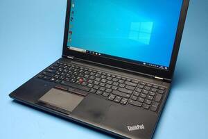 Б/у Ноутбук Lenovo ThinkPad P50 15.6' 1920x1080| Xeon E3-1505M v5| 32 GB RAM| 240 GB SSD| Quadro M2000M 4GB