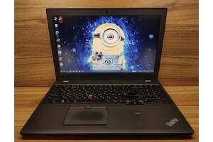 Б/у Ноутбук Lenovo ThinkPad T550 15.6' 1920x1080| Core i5-5300U| 8 GB RAM| 256 GB SSD| HD 5500