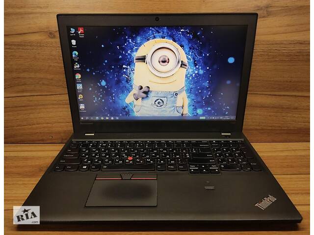 Б/у Ноутбук Lenovo ThinkPad T550 15.6' 1920x1080| Core i5-5300U| 8 GB RAM| 256 GB SSD| HD 5500