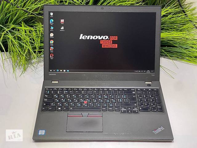 Б/у Ноутбук Lenovo ThinkPad T560 15.6' 1366x768| Core i5-6200U| 16 GB RAM| 480 GB SSD| HD 520