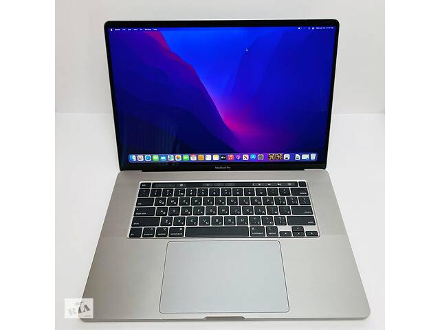 Б/у Ультрабук Apple MacBook Pro 16 2019 16' 3072x1920| i7-9750H| 16GB RAM| 512GB SSD| Radeon Pro 5300M 4GB
